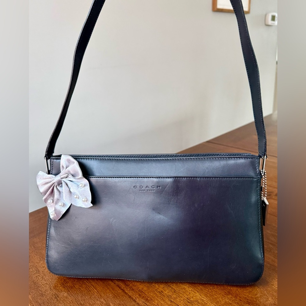 Vintage Coach Bridle Zip 1999 Italian Calfskin and Pigskin Should Bag